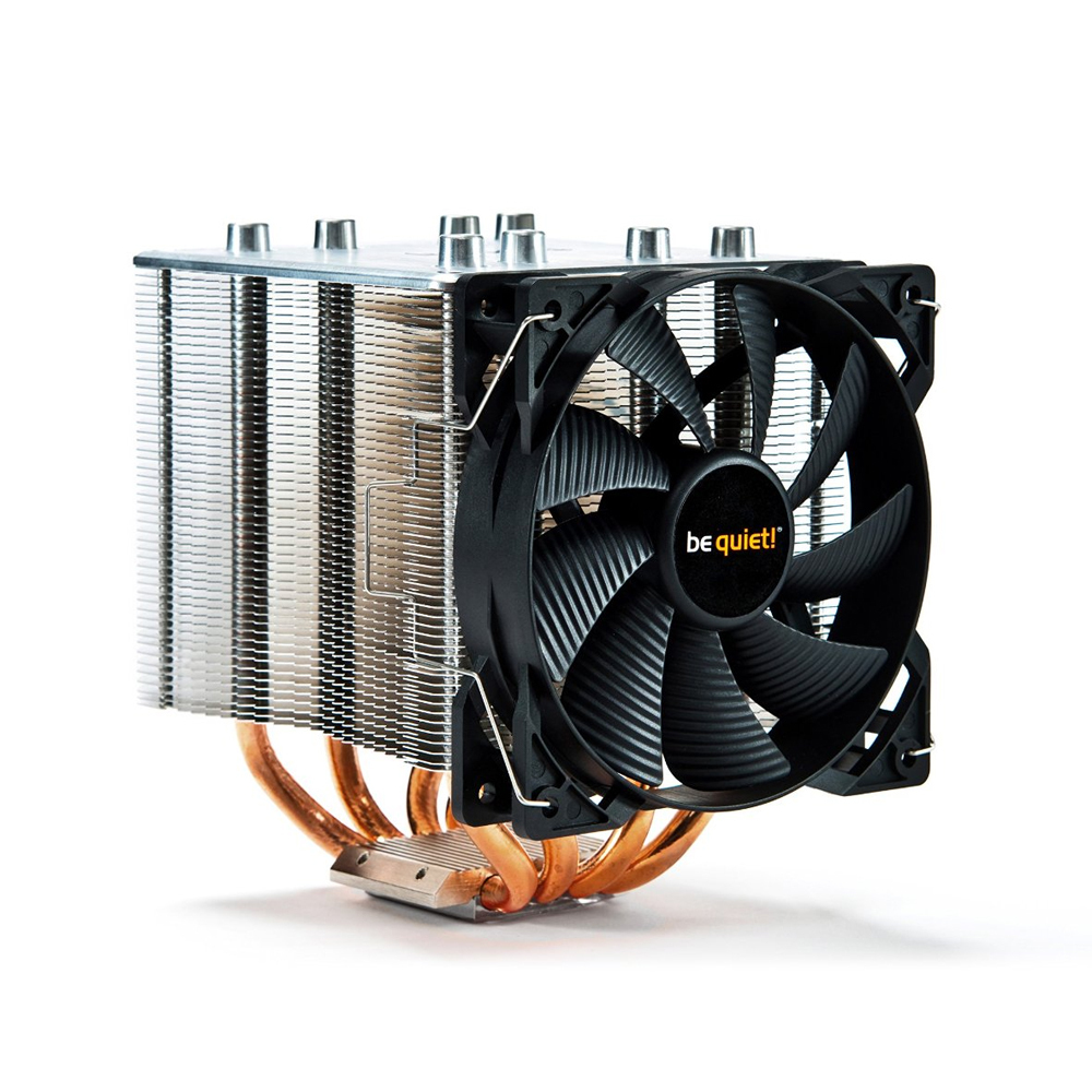 be quiet! Shadow Rock 2 SR1 CPU Kühler (Tower-Kühler, 87m³/h, 25,4dB(A), 1,12kg, 4 Heatpipes)